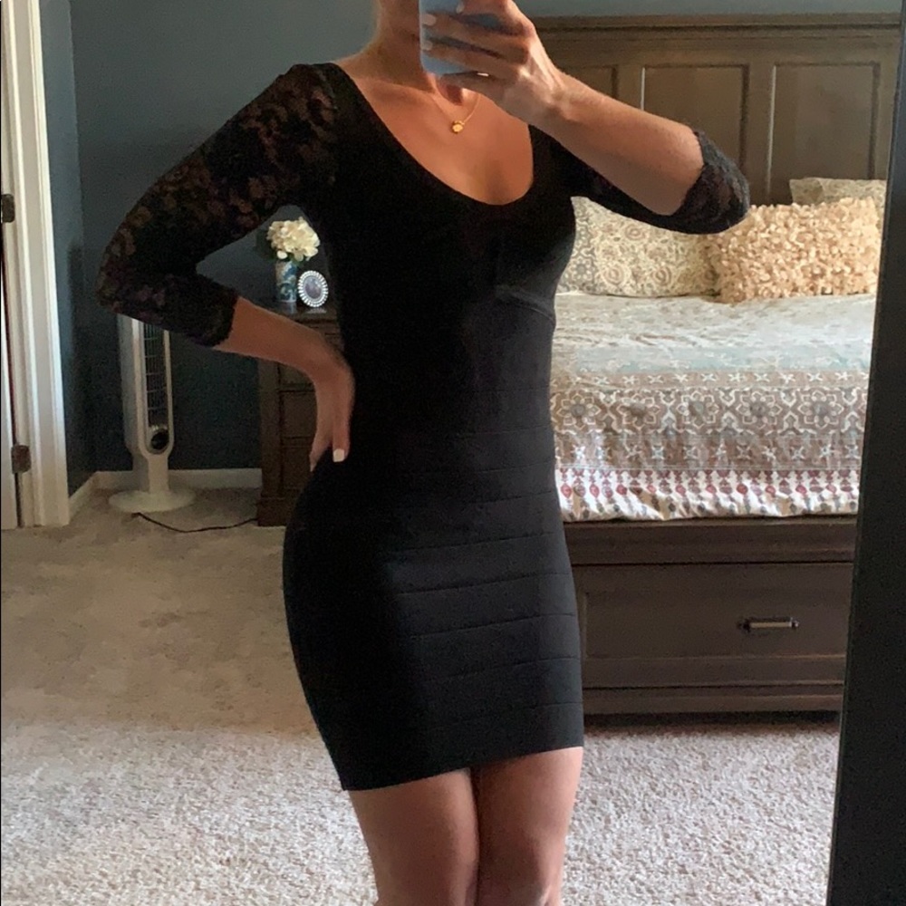 Women’s Bebe Black Bodycon Mini Dress